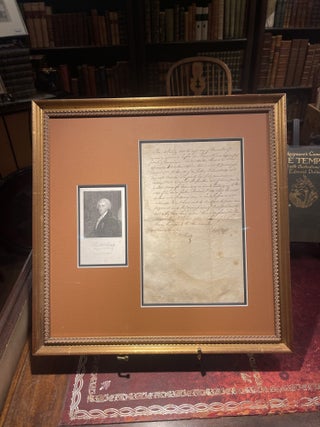 Item #10518 [DECLARATION OF INDEPENDENCE} [THOMAS MCKEAN}. Original framed holographic document...