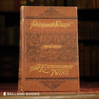 Item #11172 Pudd'Nhead Wilson and the comedy Those Extraordinary Twins. Mark Twain, Samuel Clemens