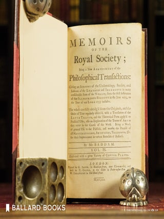 Memoirs of the Royal Society; Being a New Abridgement of the Philosophical Transactions: (Volume 9)