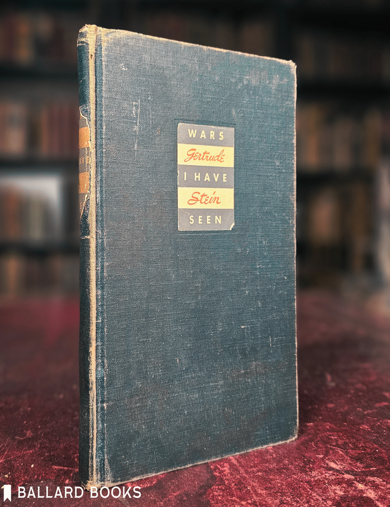 Item #11223 Wars I have seen. Gertrude Stein.