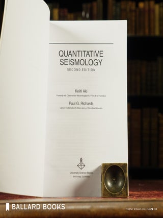 Quantitative Seismology