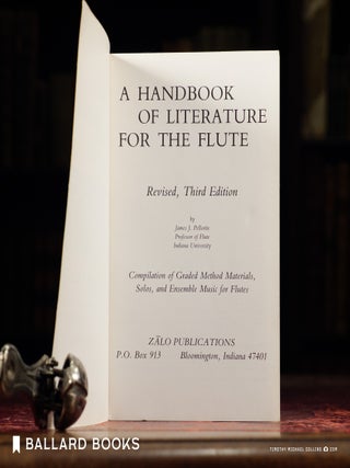 Handbook of Literature for the Flute (Revised)