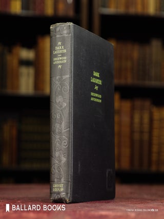 Item #12442 Dark Laughter. Sherwood Anderson