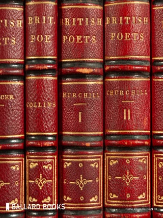 The Aldine Edition of the British Poets (51 volumes)