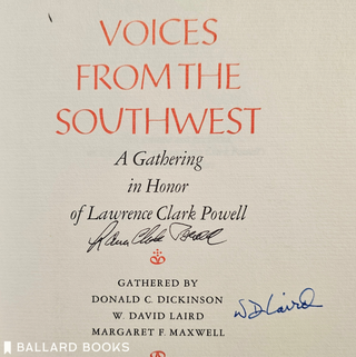 Voices from the Southwest: A Gathering in Honor of Lawrence Clark Powell