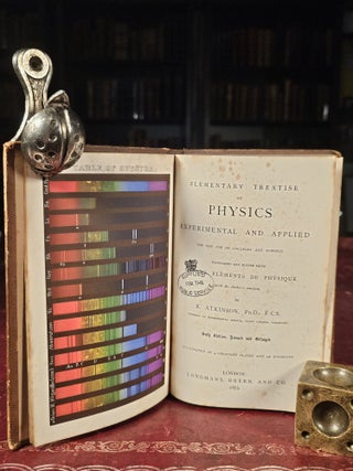 Ganot's Elementary Treatise on Physics Experimental and Applied for the use of colleges and schools.