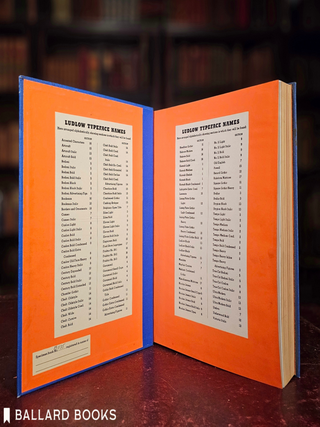 Ludlow Typefaces: A Specimen Book of Matrix Fonts