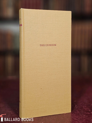 Emile Durkheim, 1858-1917