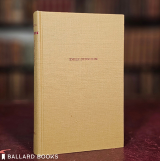 Item #14829 Emile Durkheim, 1858-1917. Kurt H. Wolff