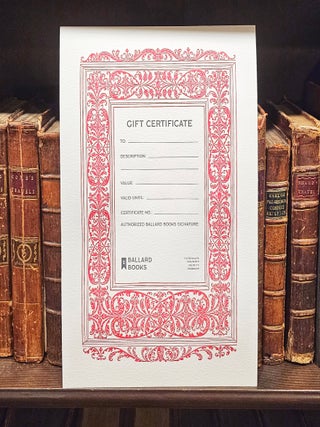 $50 Ballard Books Gift Certificate