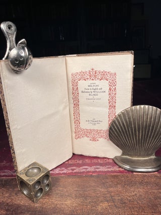 John Milton Poems in English with Illustrations by William Blake. * Paradise Lost *