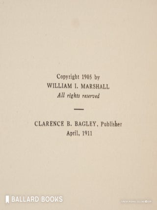 Acquisition Of Oregon And THe Long Suppressed Evidence About Marcus Whitman. (2 Volumes)