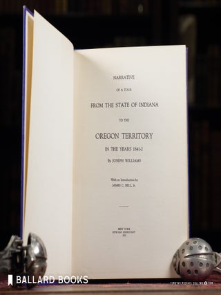 Narrative Of A Tour From The State Of Indiana To The Oregon Territory In The Years 1841-42