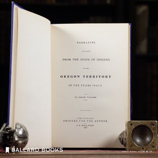 Narrative Of A Tour From The State Of Indiana To The Oregon Territory In The Years 1841-42