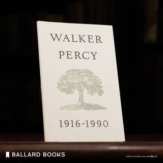 Item #7337 Memorial Tribute tp Walker Percy 1916-1990. Robert Giroux. Stanley Kauffmann. Patrick...