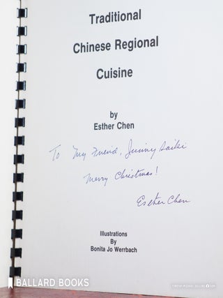 Item #7800 Introductory Traditional Chinese Regional Cuisine. Esther Chen