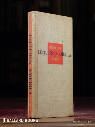 Item #9171 Lectures in America. Gertrude Stein